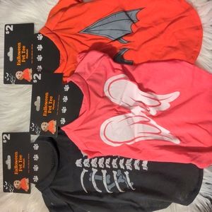 Halloween pet tee bundle of 3